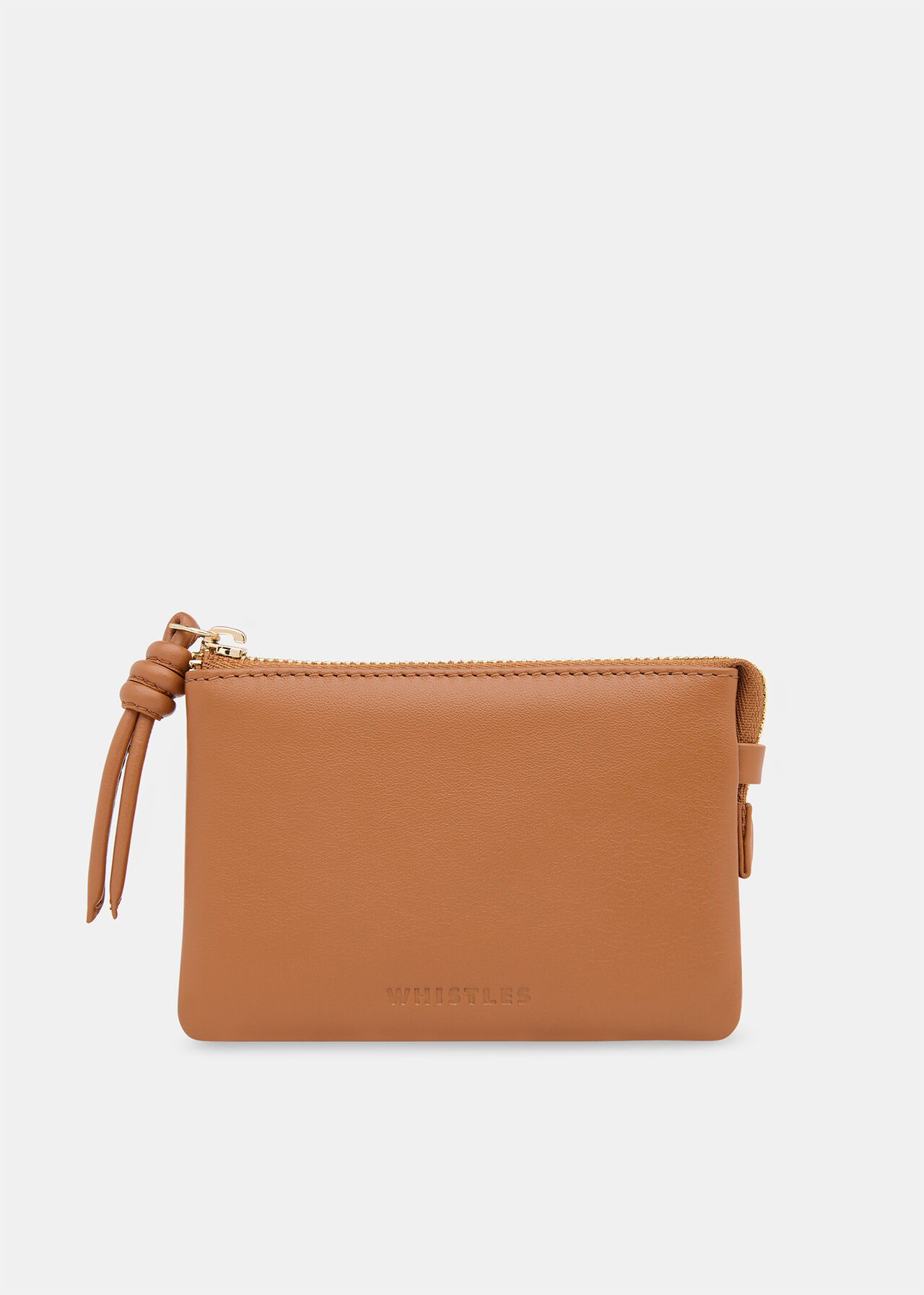 Knotted Zip Pull Purse
