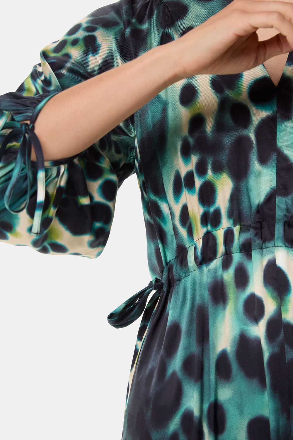 Misty Leopard Print Dress