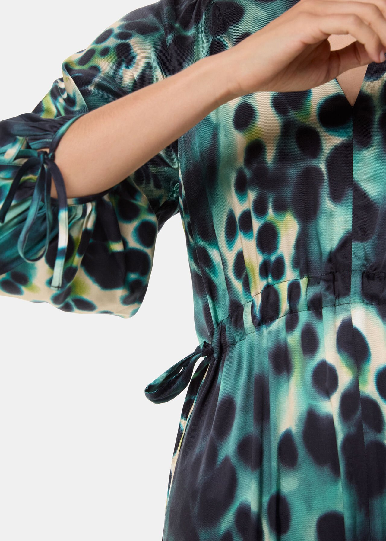 Misty Leopard Print Dress
