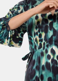 Misty Leopard Print Dress