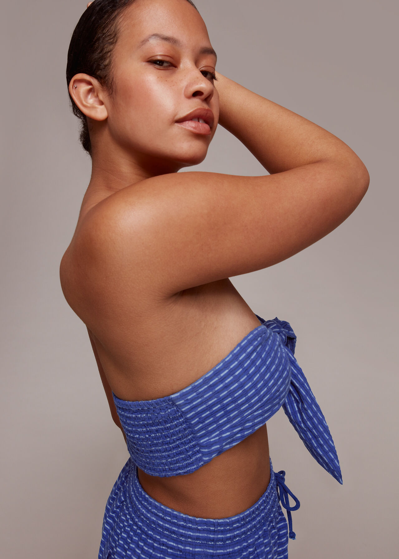 Astrid Tie Front Beach Top