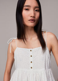 Mabel Broderie Midi Dress