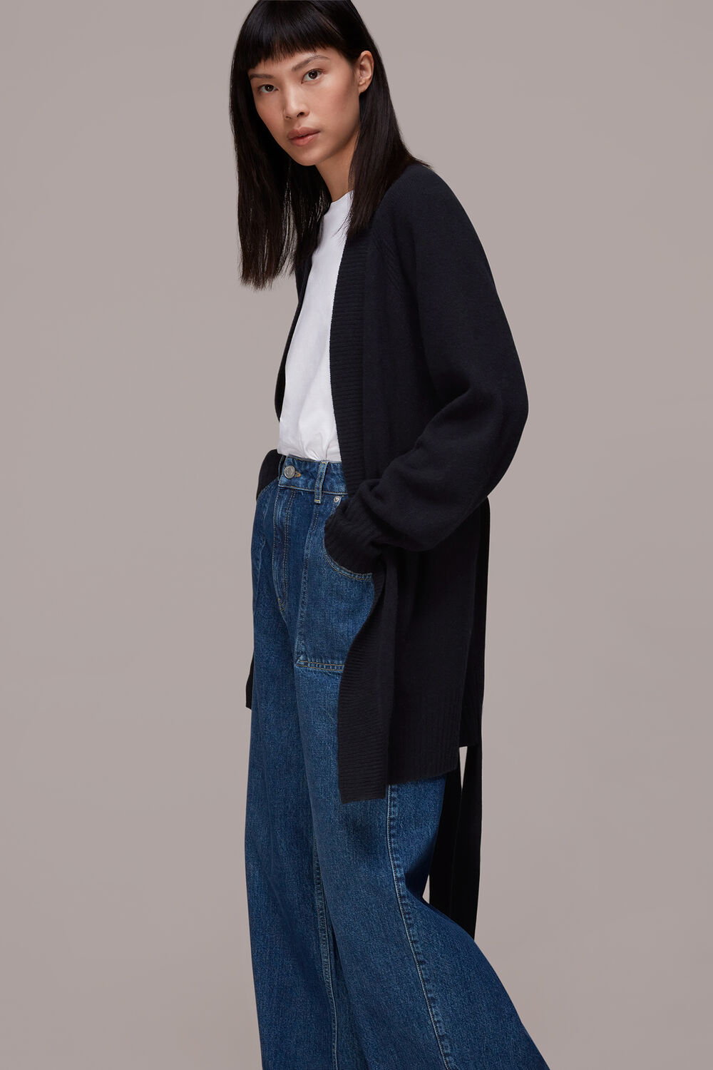Knitted Wrap Cardigan
