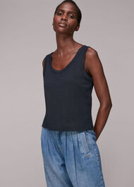 Reversible Button Up Tank Top