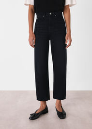 Authentic Barrel Leg Jean Black