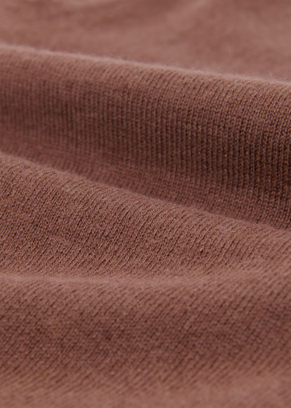 Fine Gauge Crew Neck Cardigan