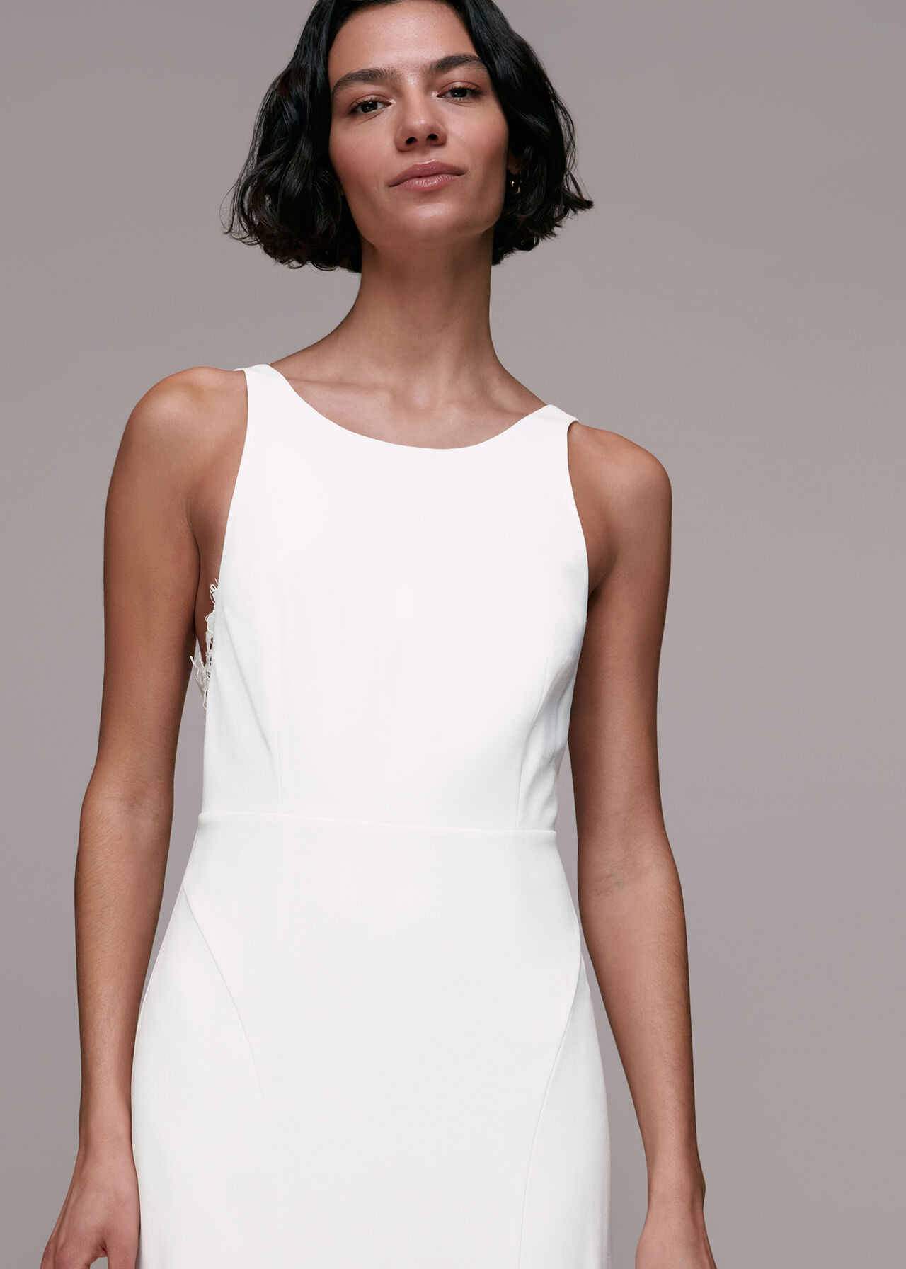 Whistles – Lina Lace Insert Wedding Dress Robes de mariée The Wedding Explorer