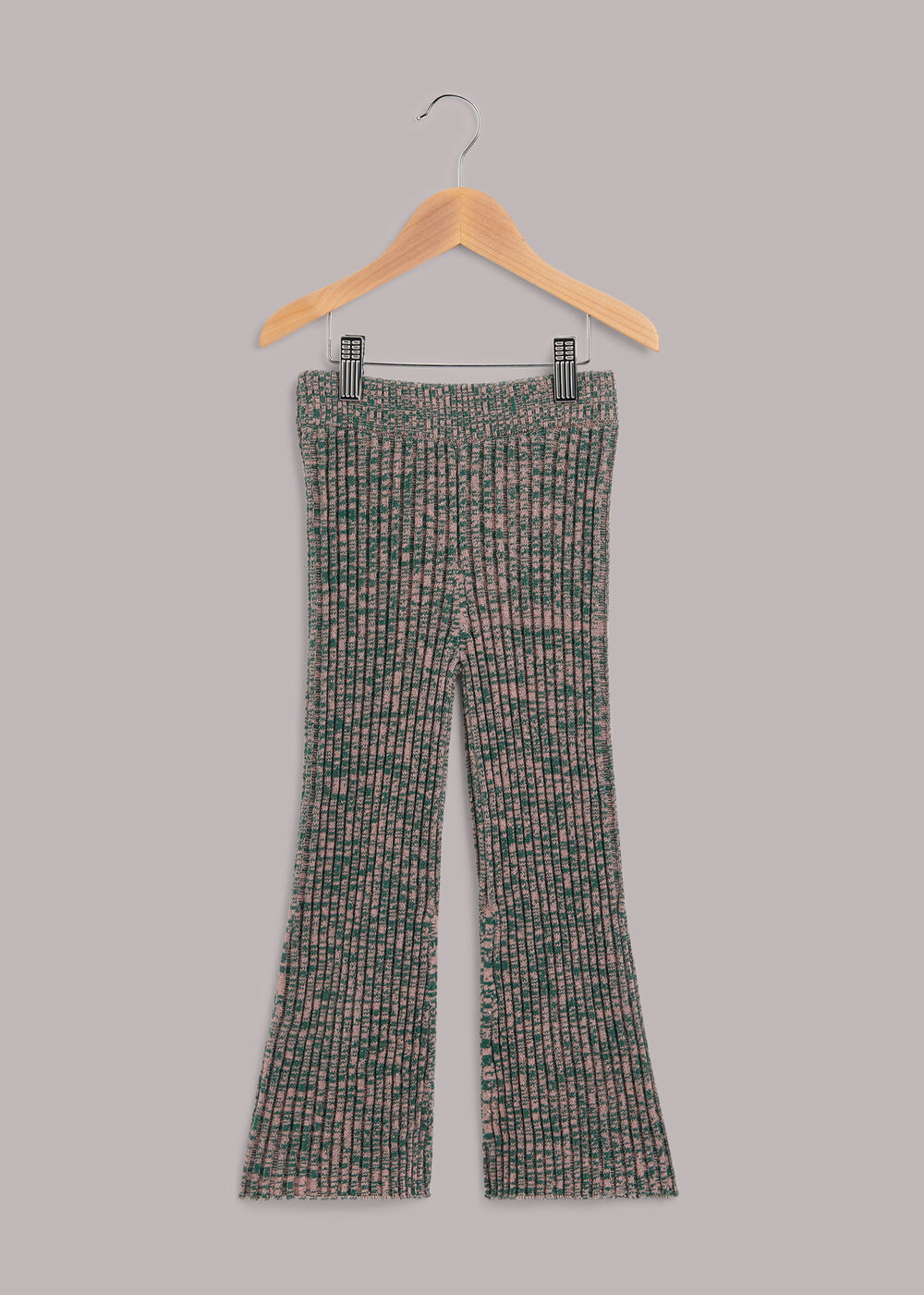 Rib Knit Marl Flare