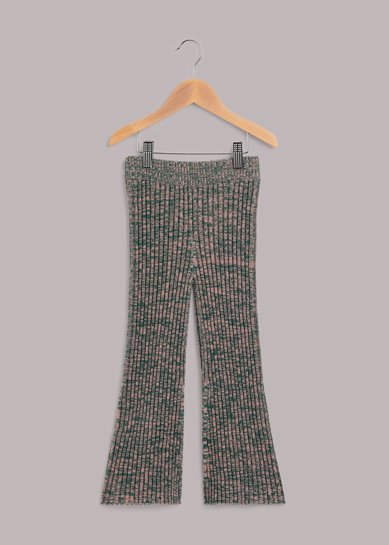 Rib Knit Marl Flare