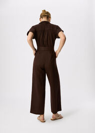 Utility Linen Jumpsuit