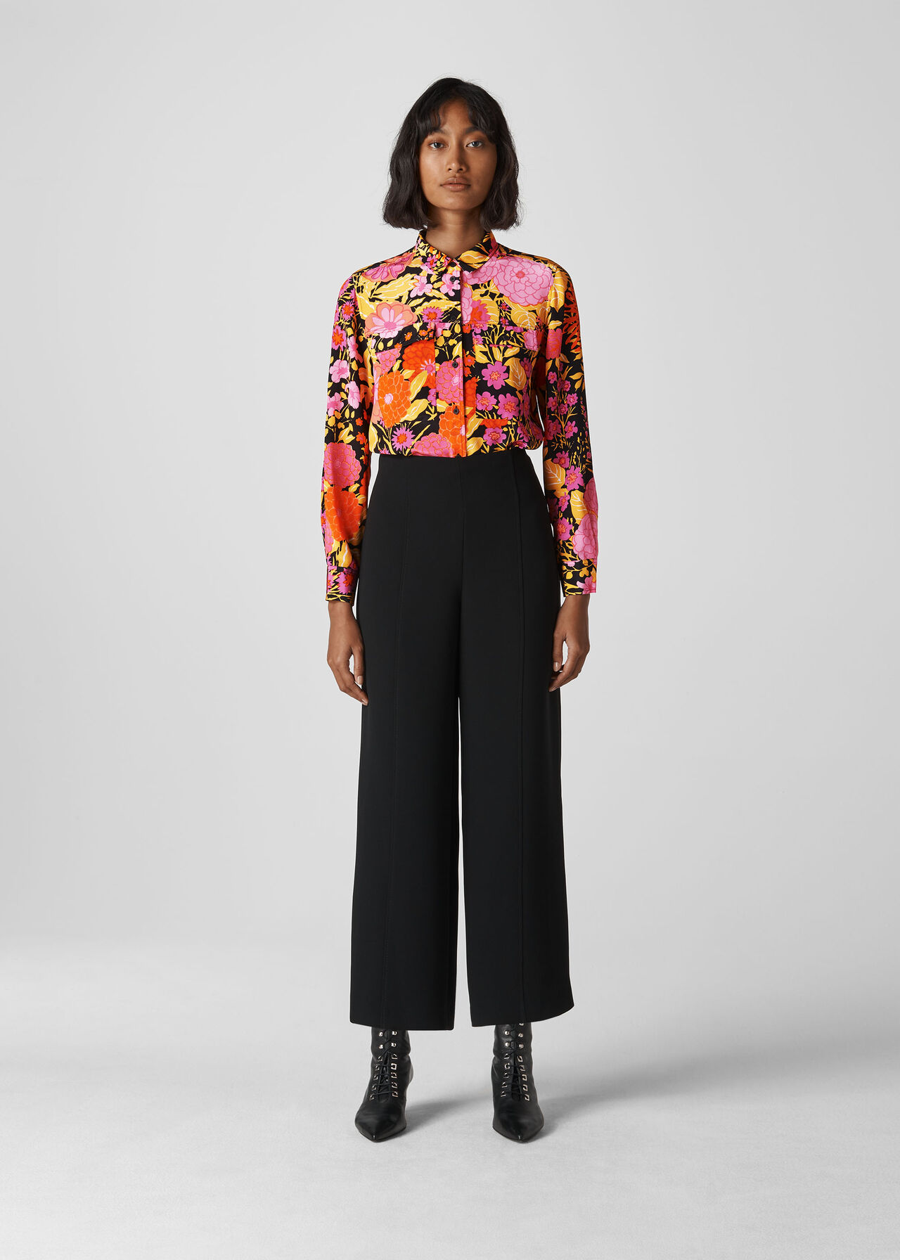 Luella Bloom Silk Shirt Multicolour