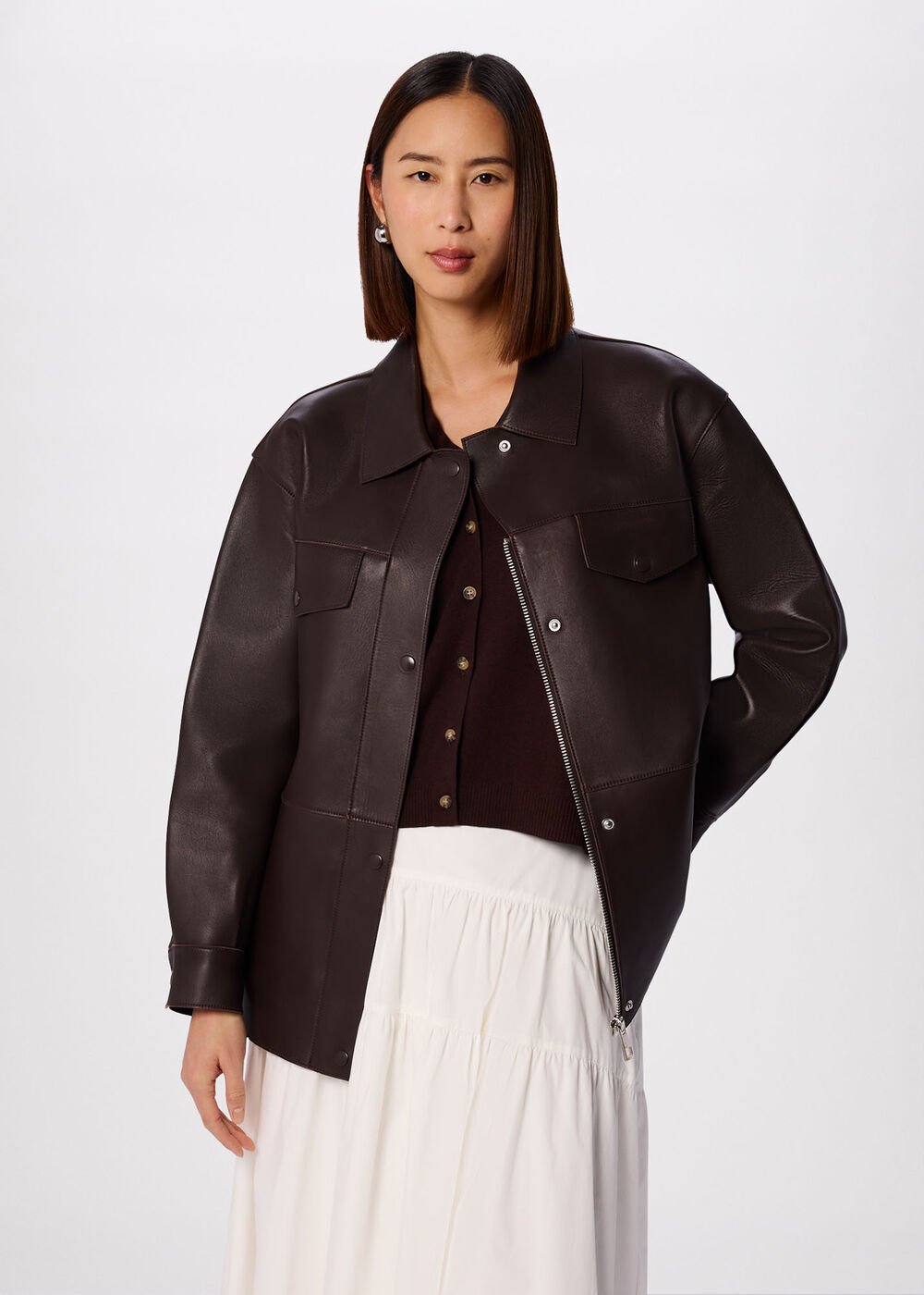 Clean Bonded Leather Jacket