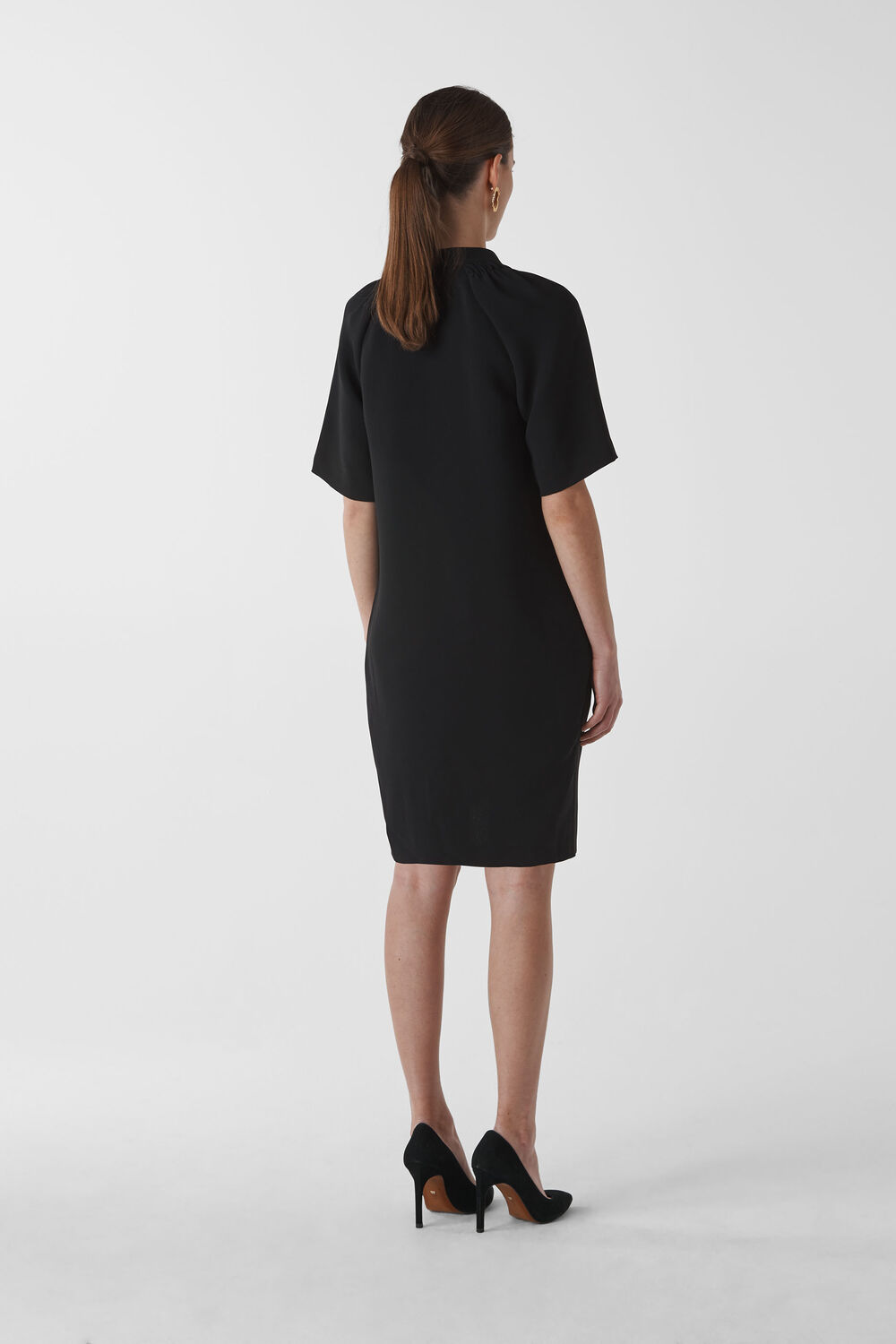 Devyn Crepe Dress Black