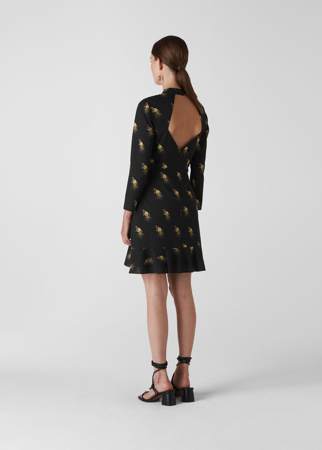 Woodpecker Print Dress