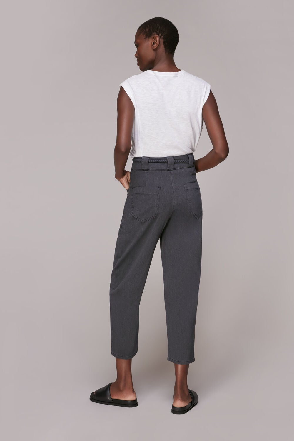 Rope Belted Casual Trouser