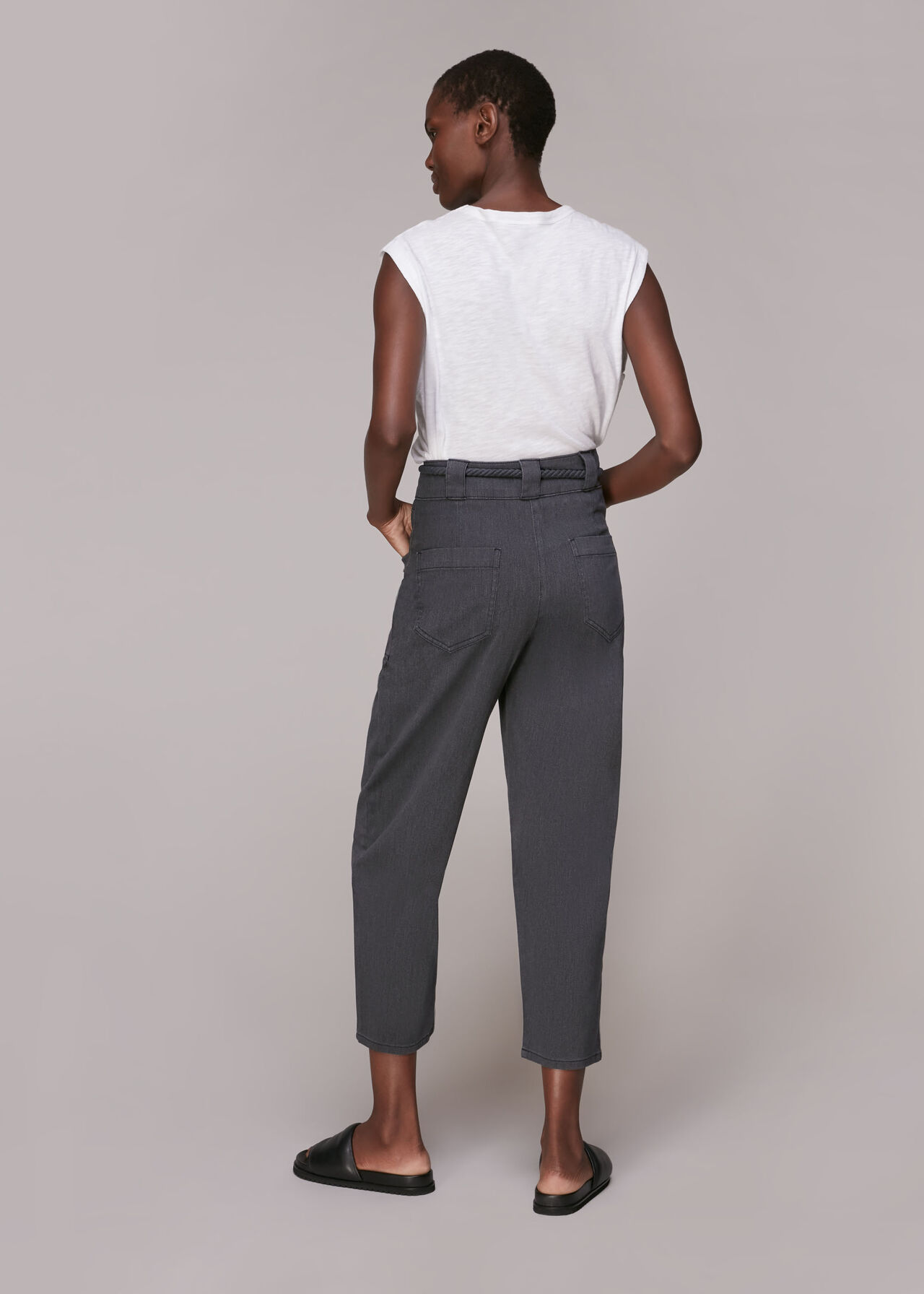 Rope Belted Casual Trouser