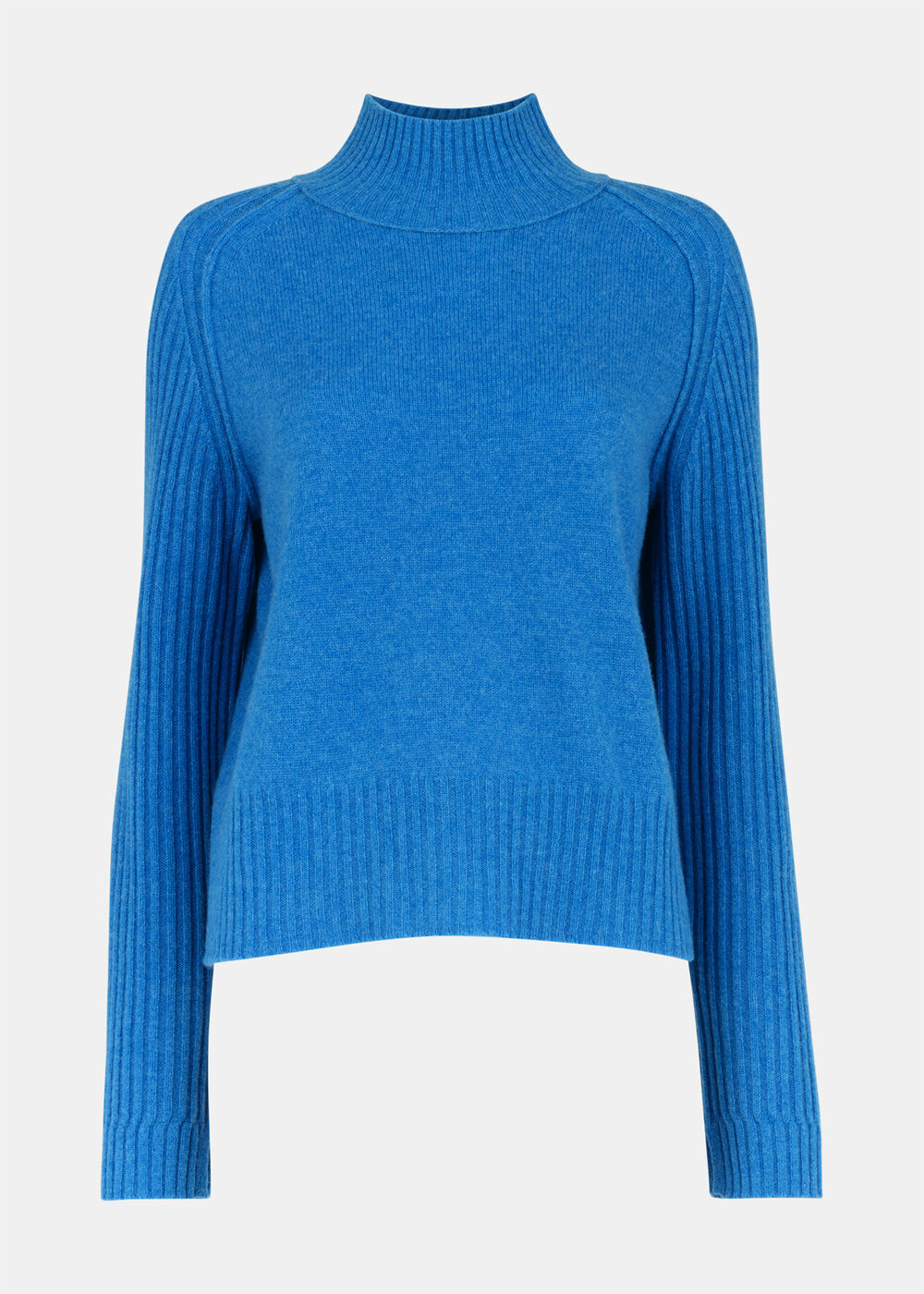 Wool Funnel Neck Knit