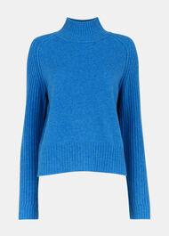 Wool Funnel Neck Knit