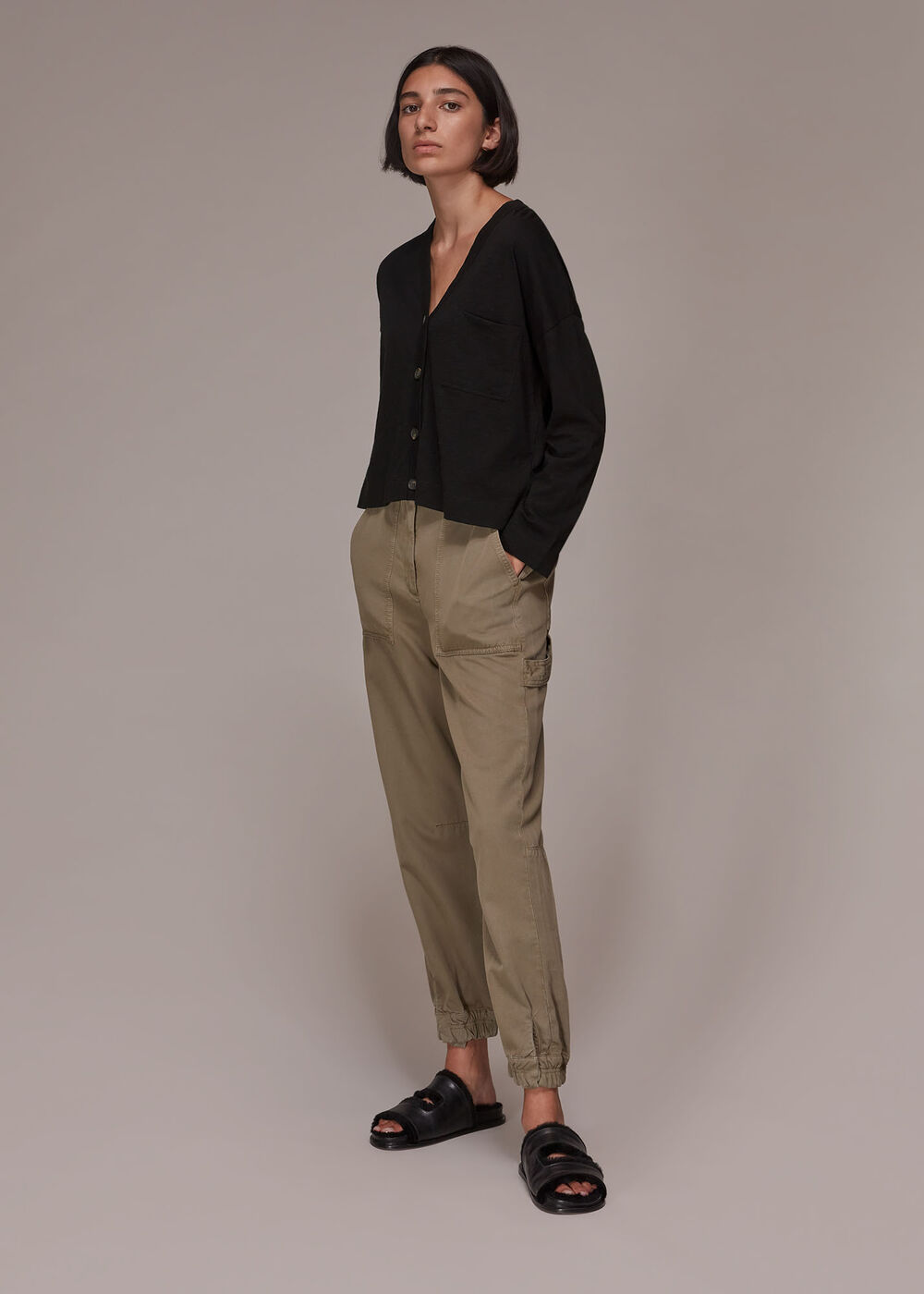Jersey Pocket Cardigan
