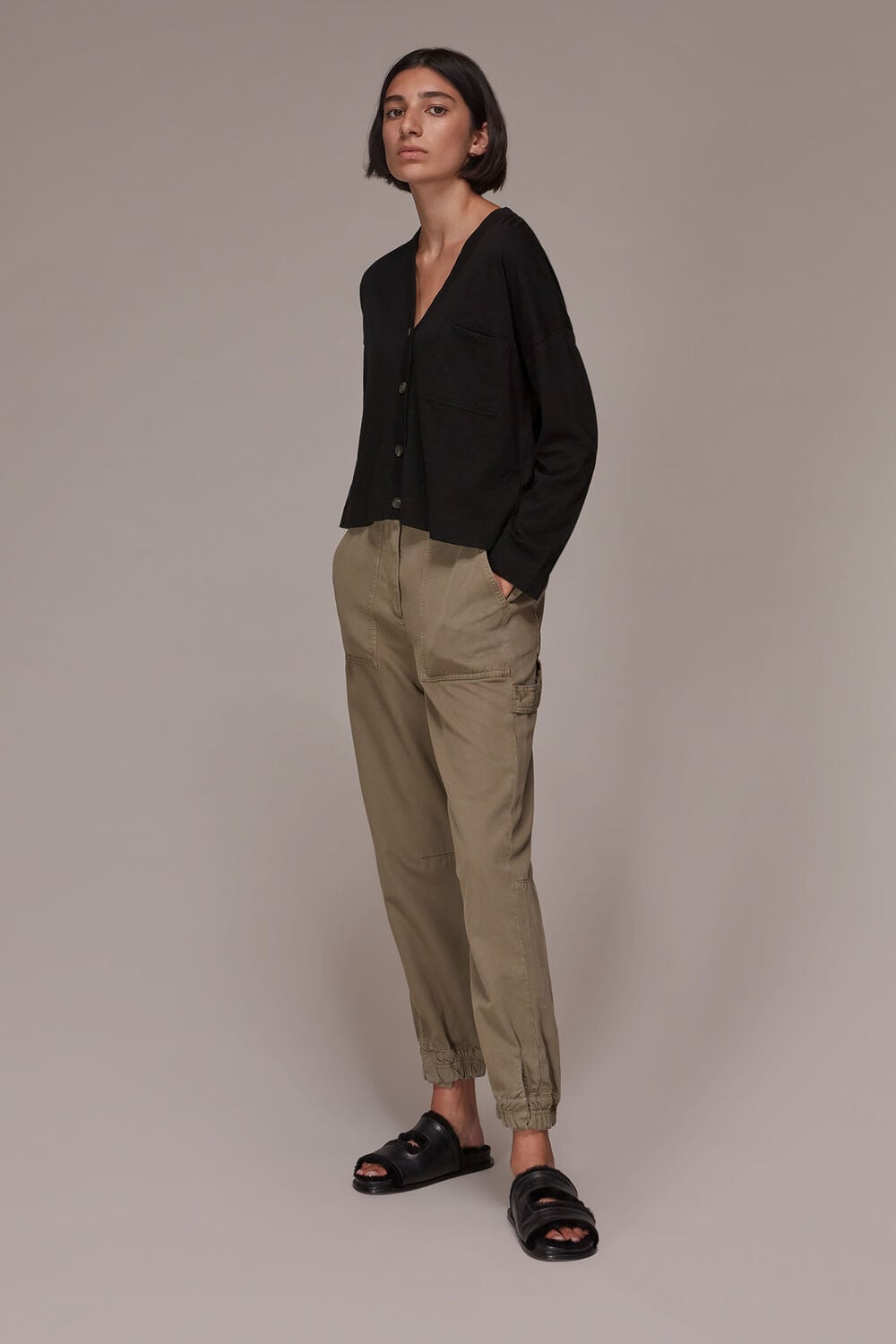 Jersey Pocket Cardigan