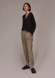 Jersey Pocket Cardigan