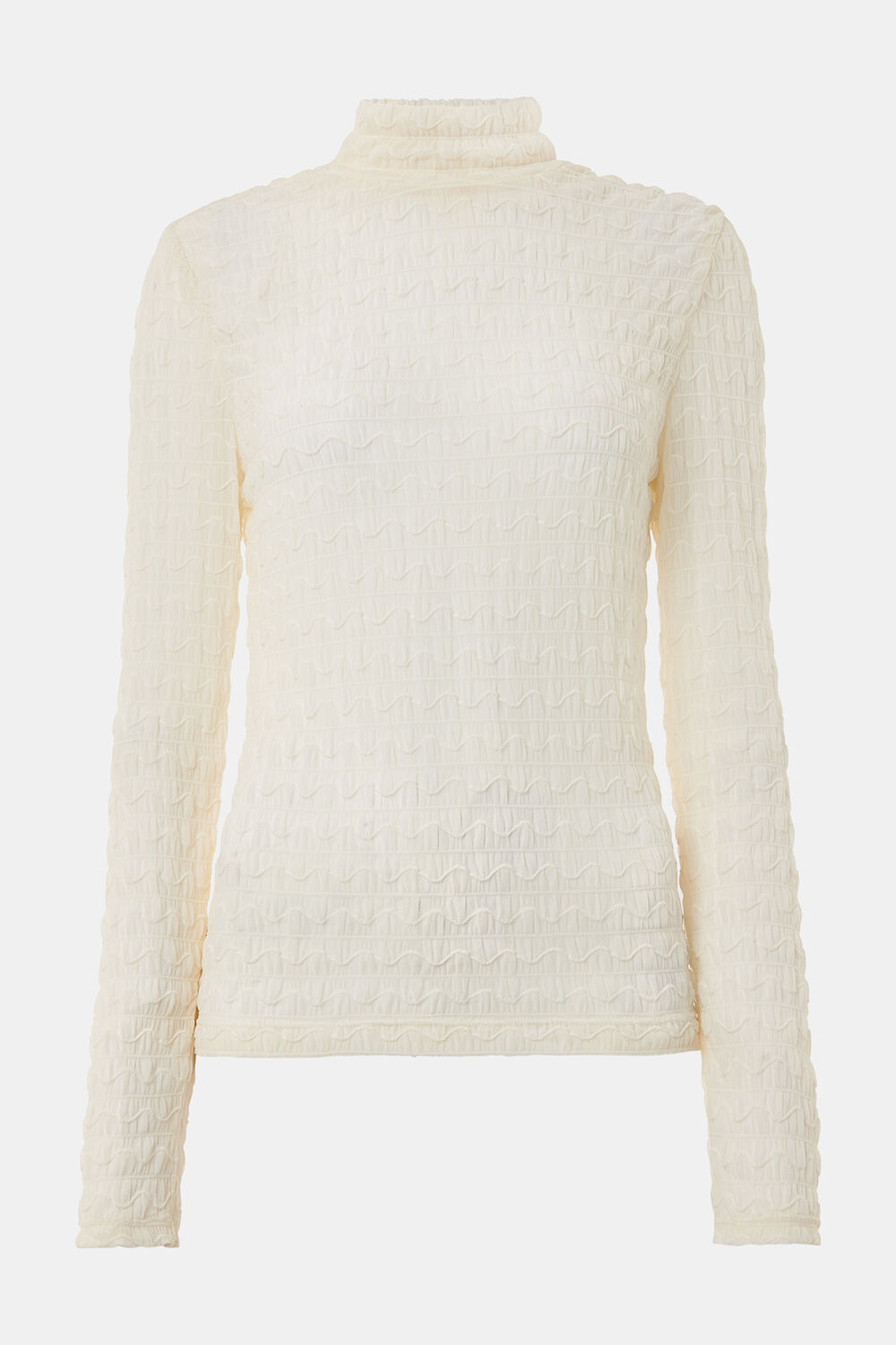 Texture Ruched Top