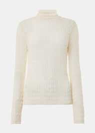 Texture Ruched Top