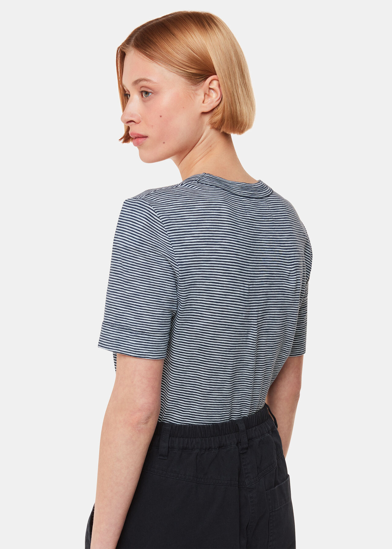 Rosa Double Trim Stripe TShirt