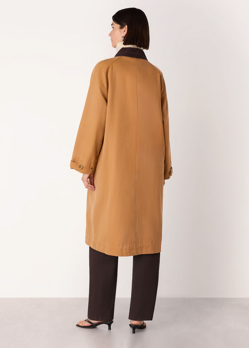 Gabriella Waxed Overcoat