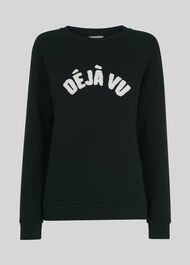 Deja Vu Logo Sweatshirt Dark Green