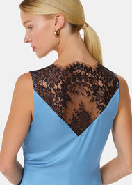 Iris Lace Detail Wrap Dress