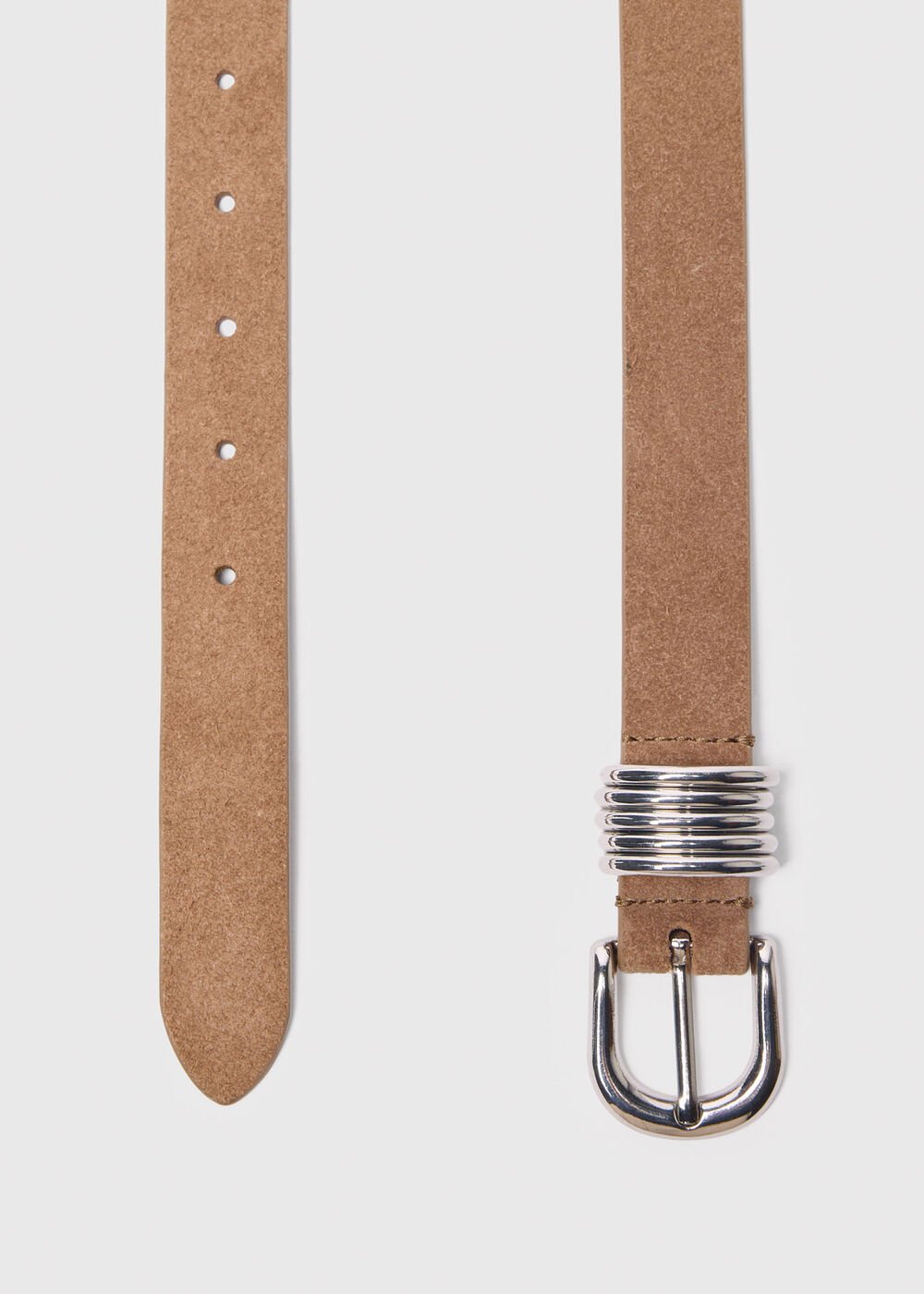 Suede Multi Ring Belt