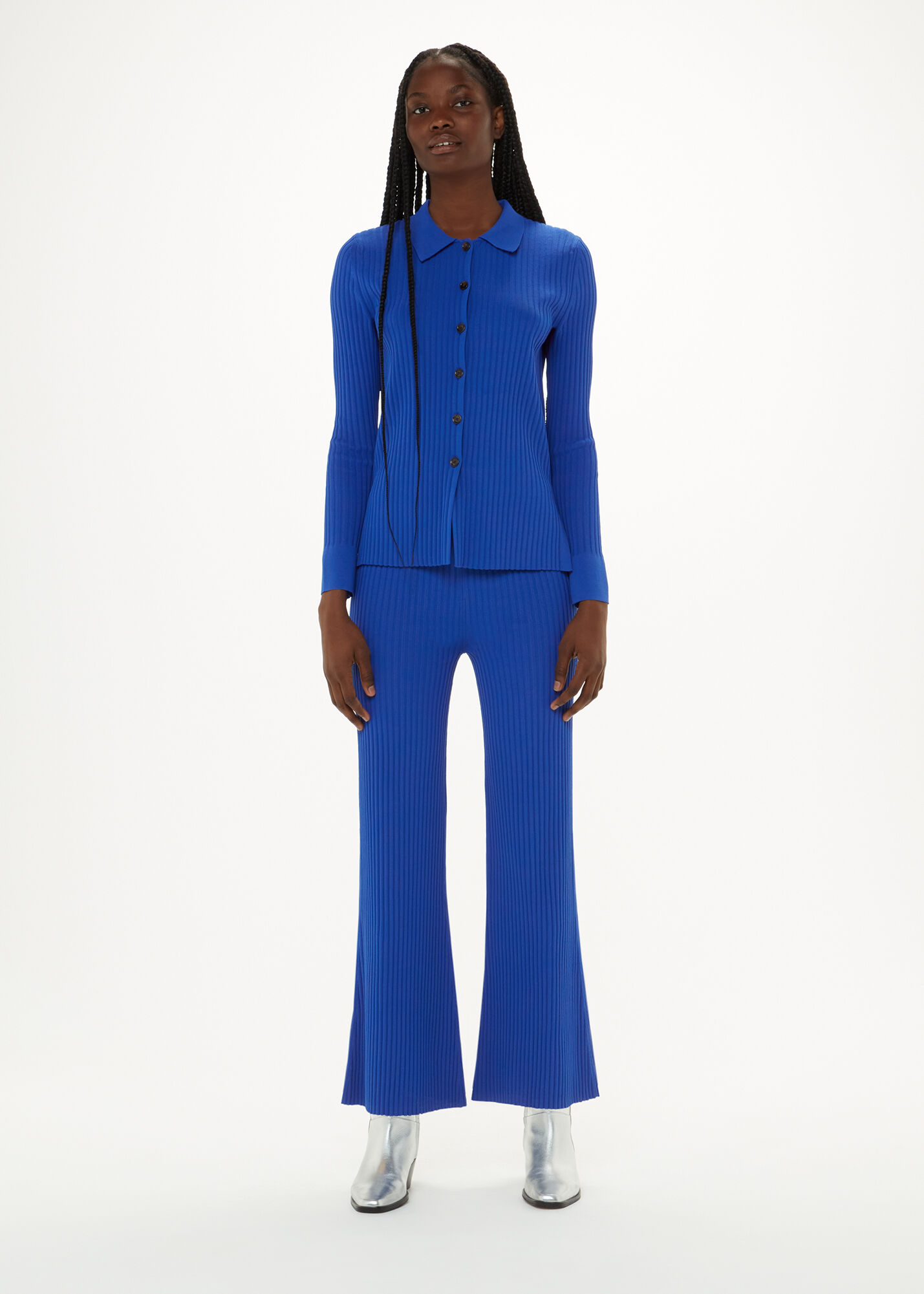 Knit clearance flare pants