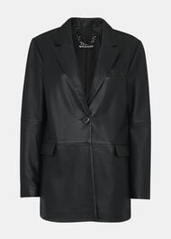 Stina Leather Blazer