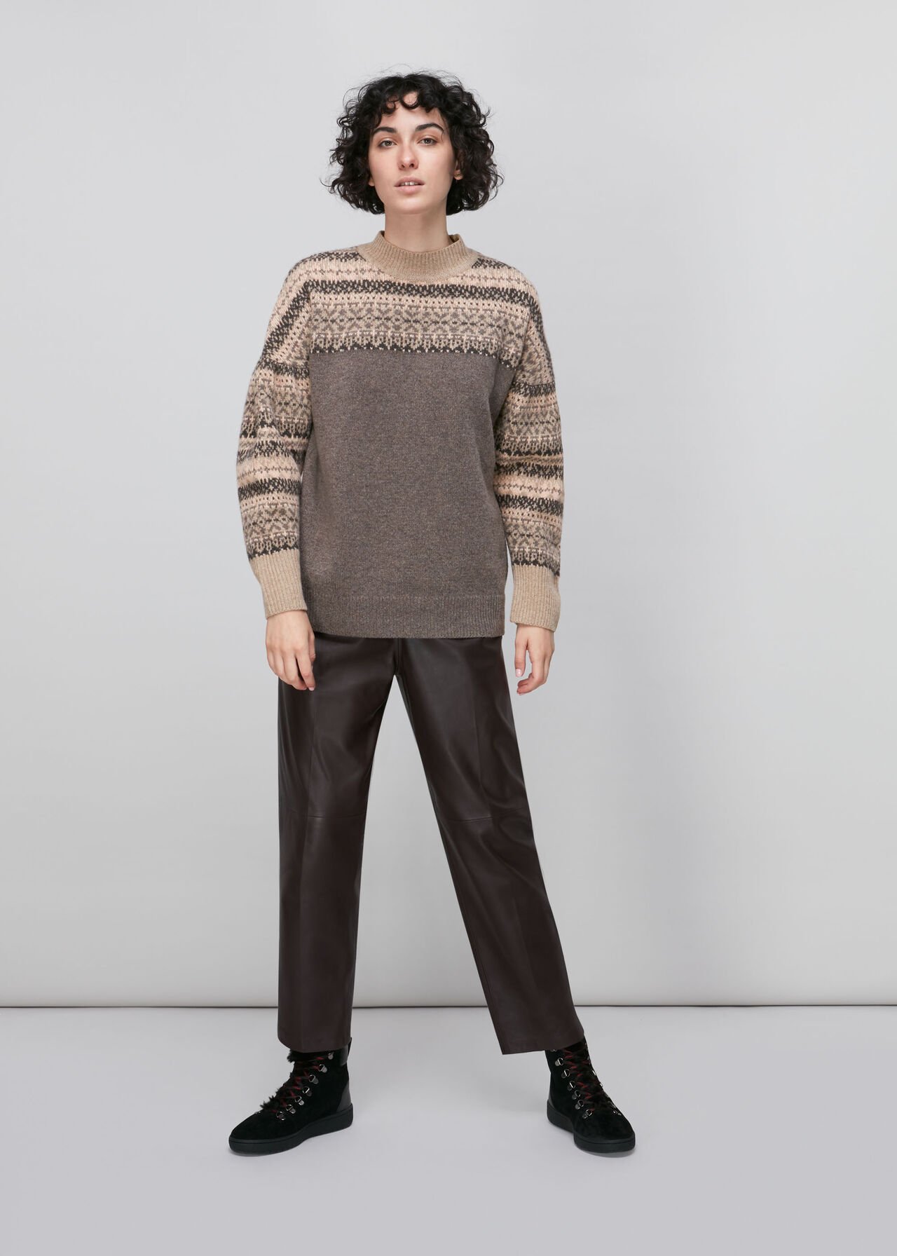 Fairisle Crew Neck Sweater