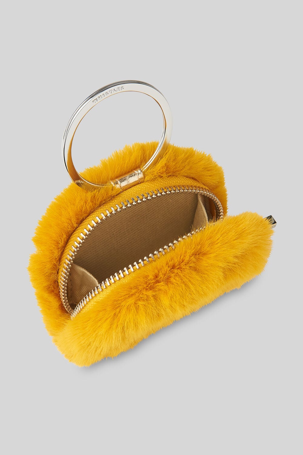 Harper Faux Fur Keyring Purse