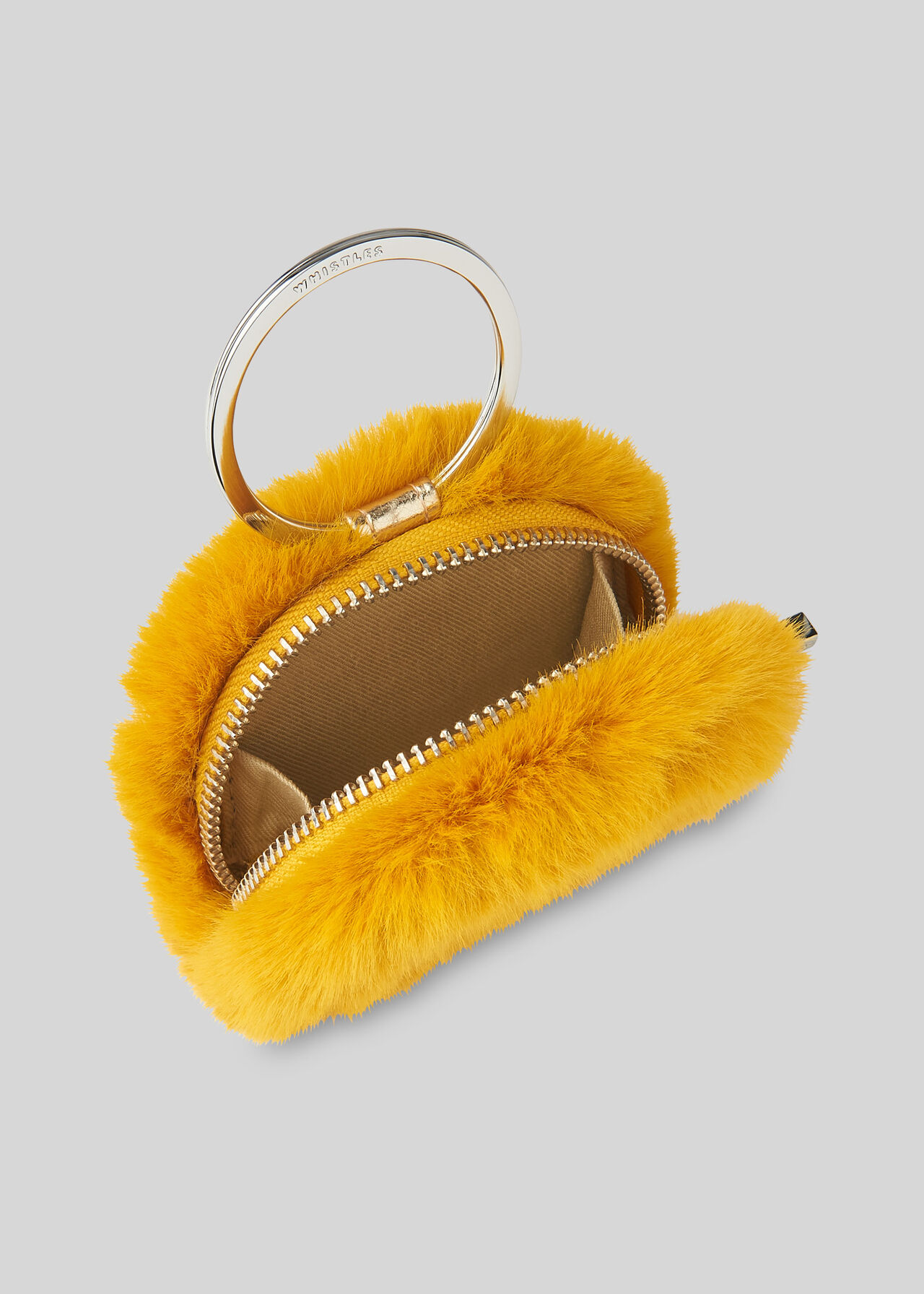 Harper Faux Fur Keyring Purse