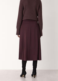 Midi Satin Bias Skirt