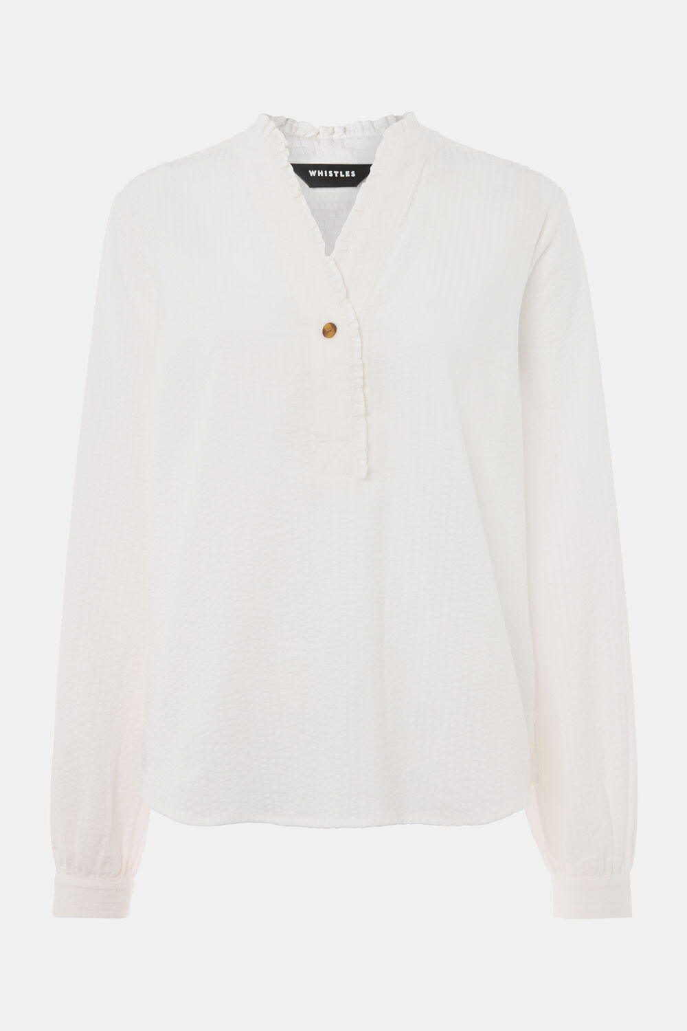 Textured Frill Shirt