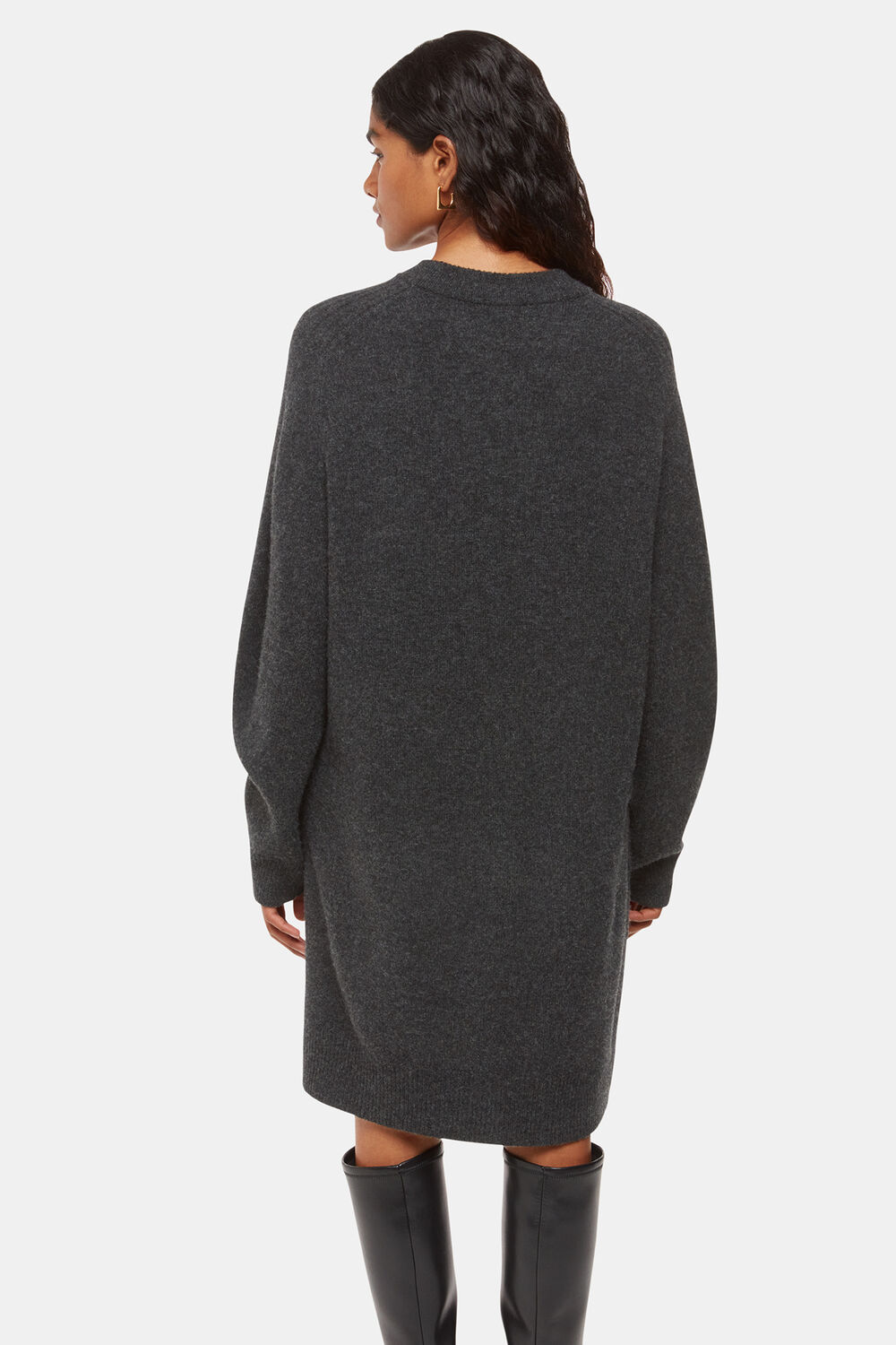 Petite Ava Round Neck Knitted Dress