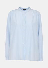 Silk Cotton Trapeze Shirt
