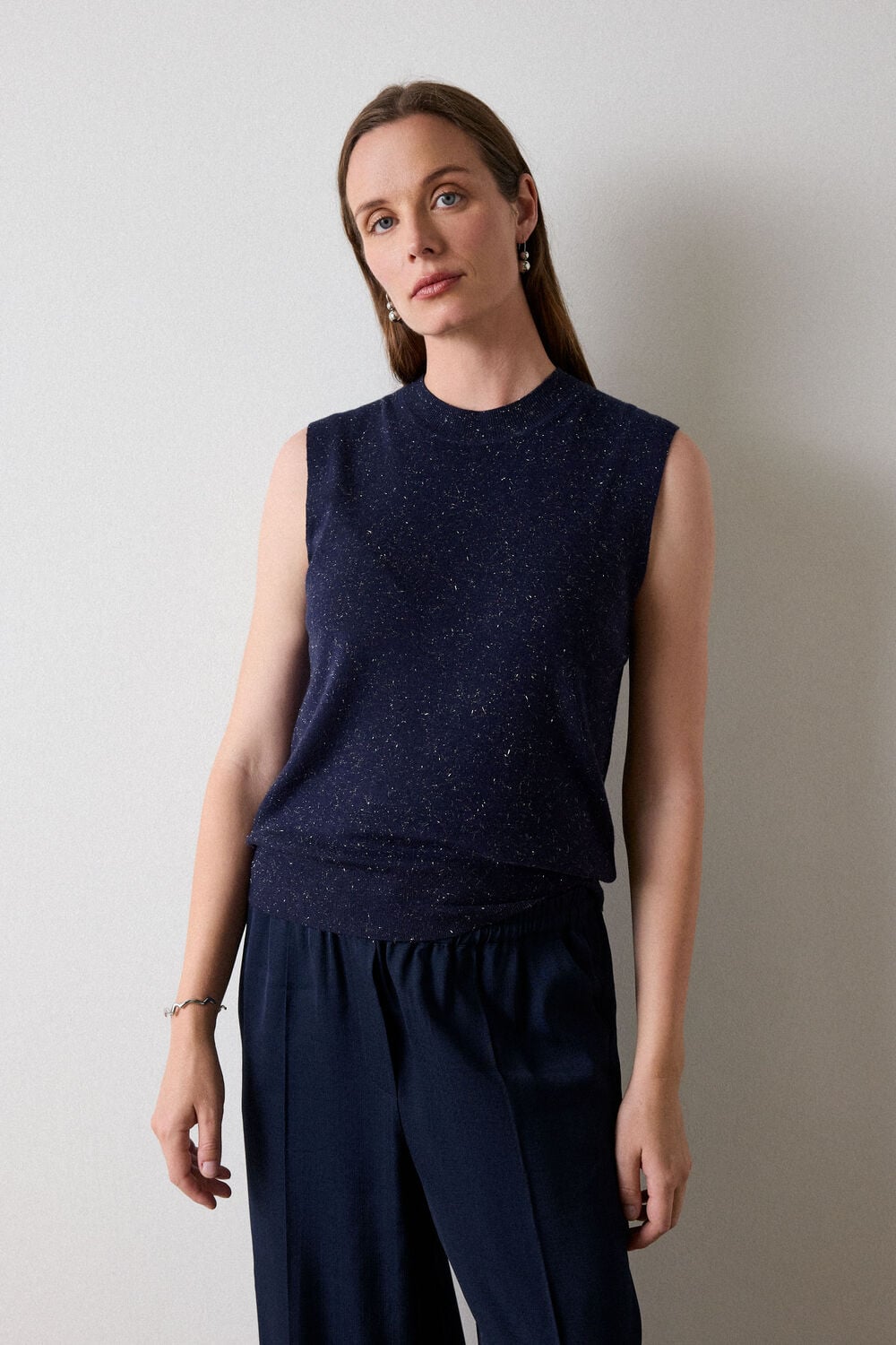 Navy Annie Sparkle Tank