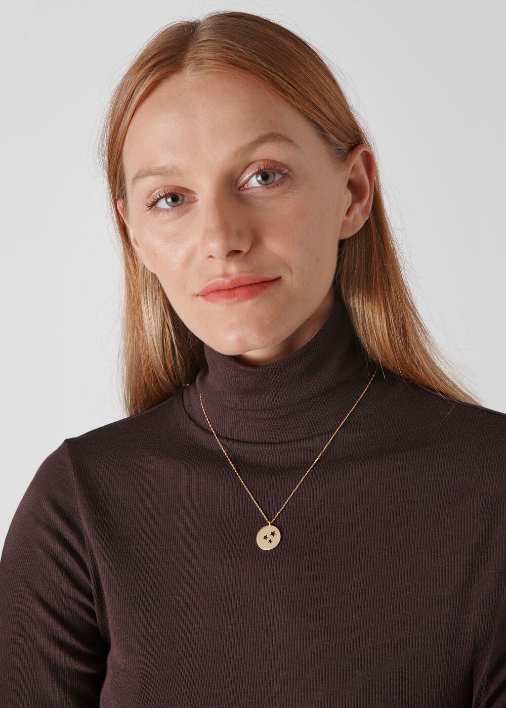 Star Pendant Necklace Gold/Multi