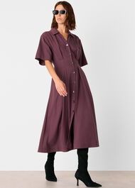 Renee Button Shirt Dress
