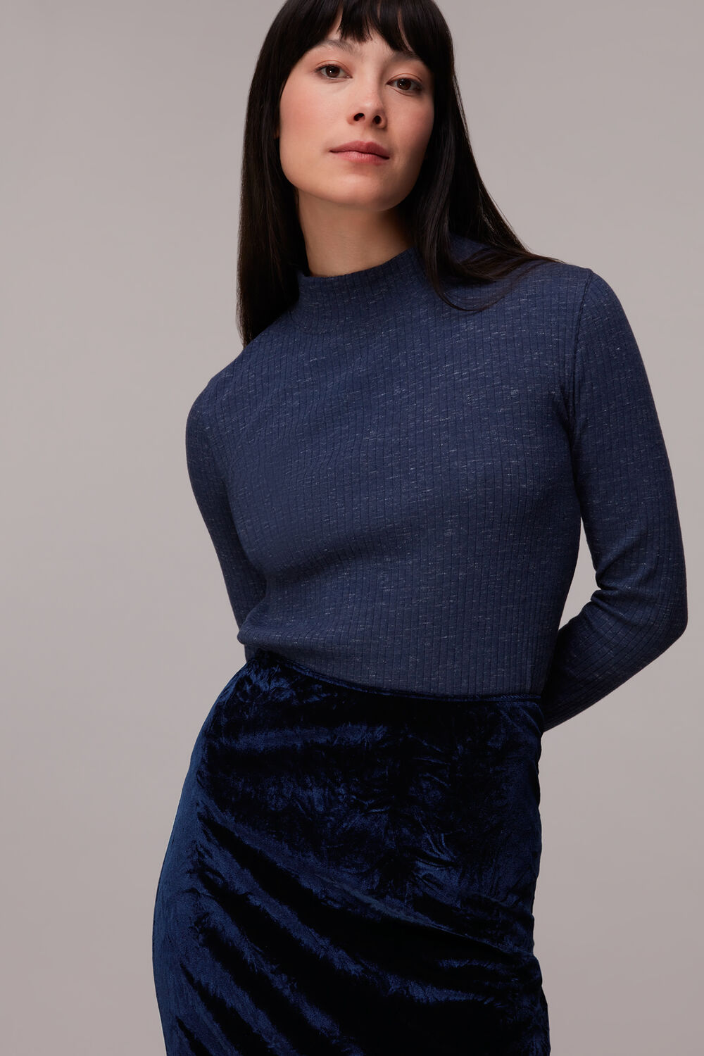 Mia Crushed Velvet Skirt