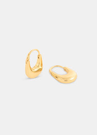 Oval Hoop Earring