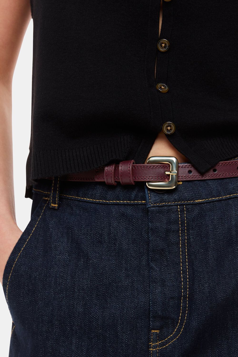 Square Buckle Belt