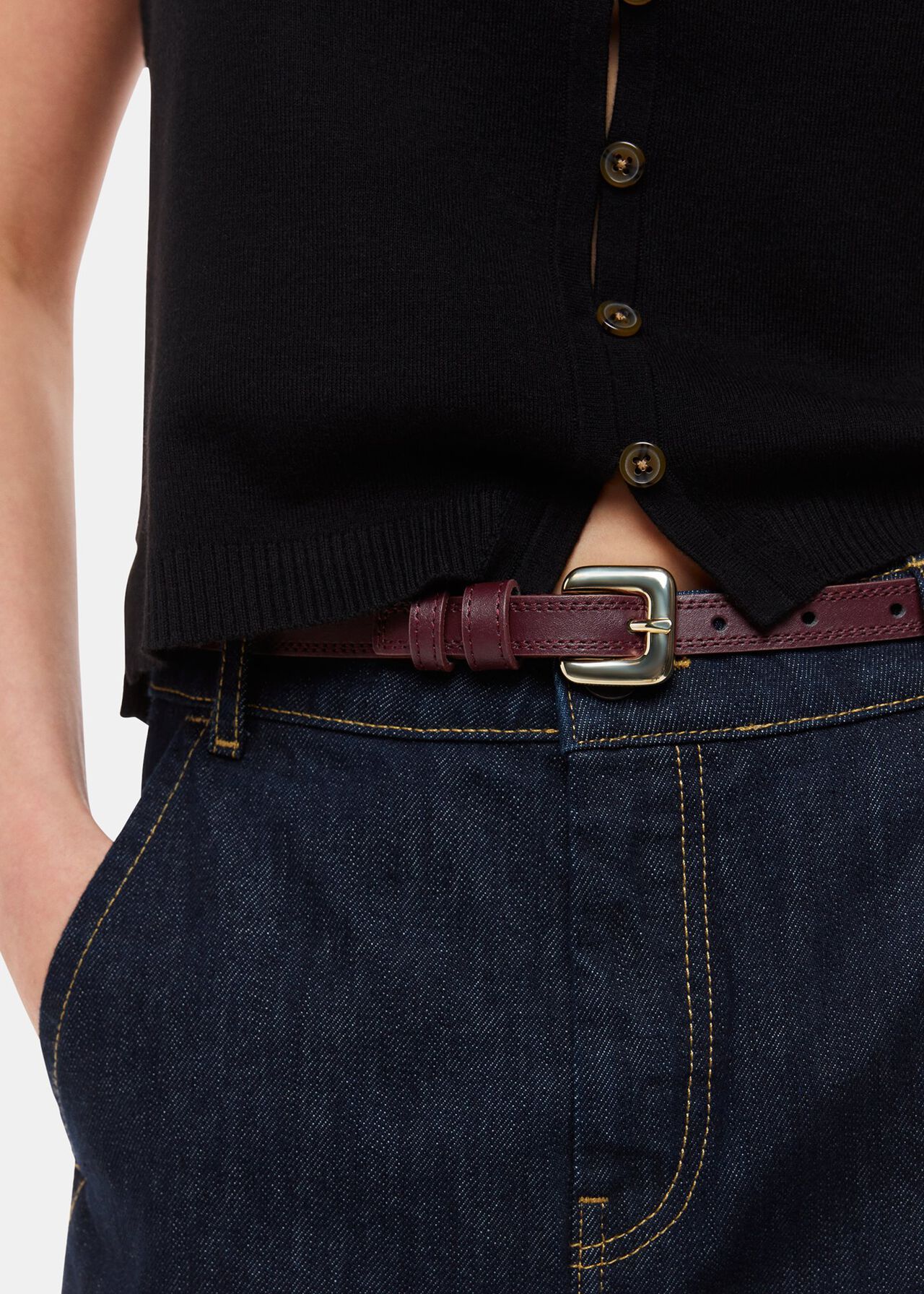 Square Buckle Belt