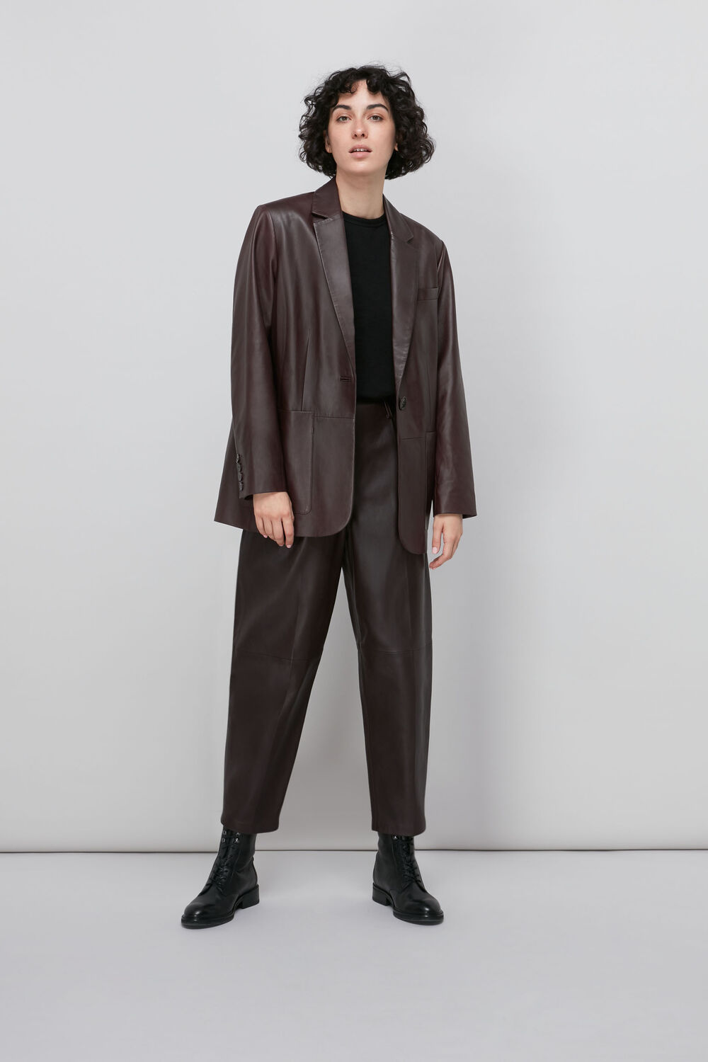 Leather Blazer