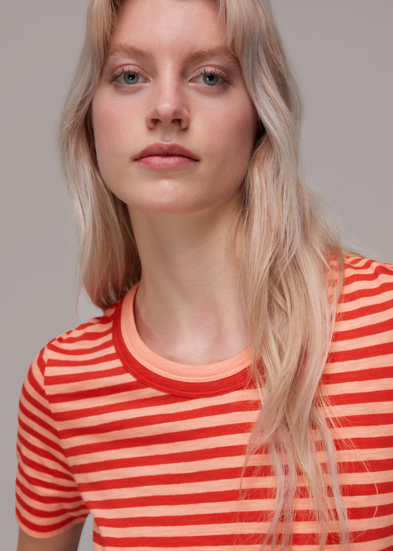 Rosa Double Trim Stripe TShirt